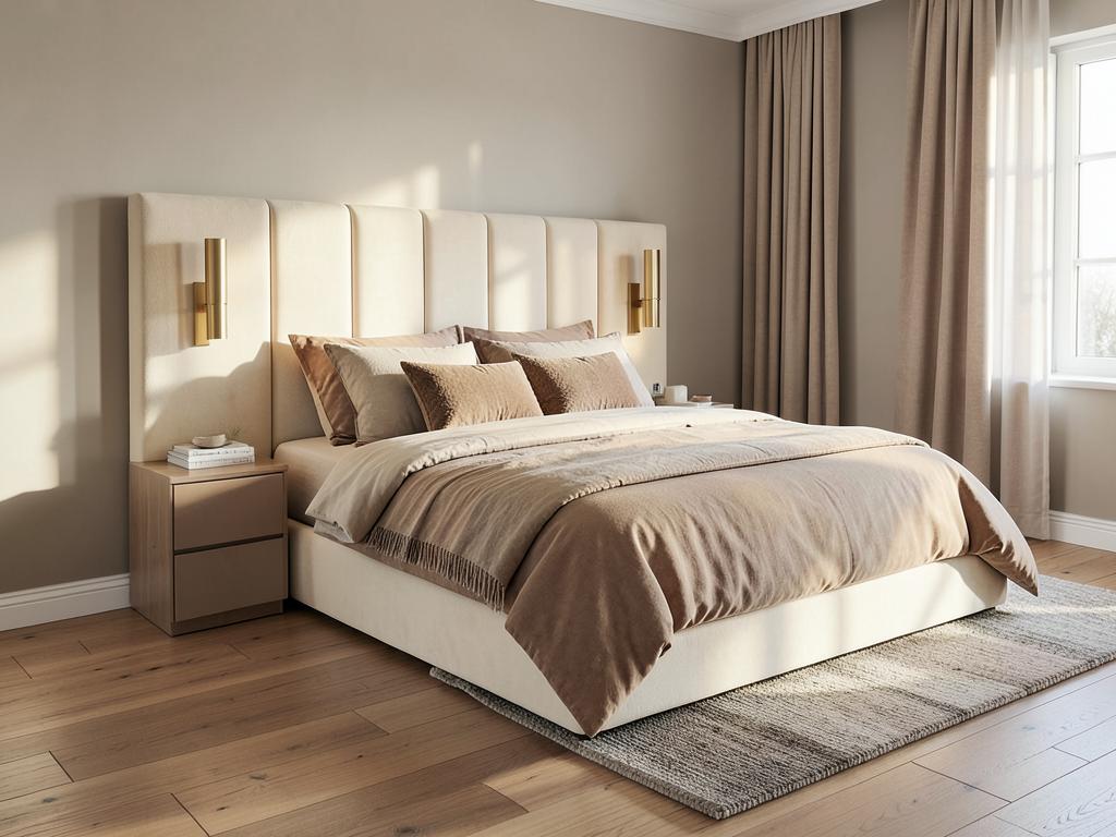 Warm, restful bedroom makeover